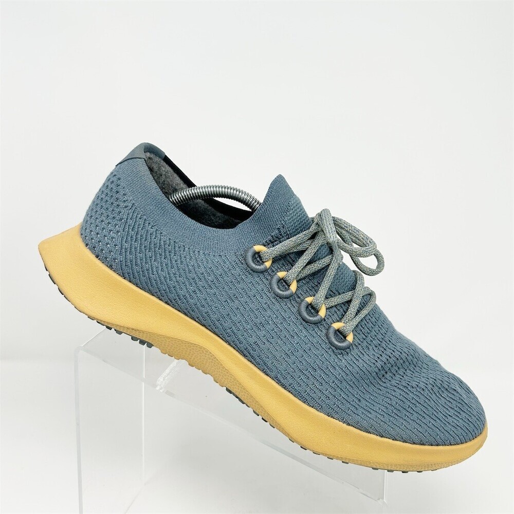 Allbirds Tree Dasher 2 Unisex Lace-Up Running Shoes Blue Teal Tan Sole Size 13